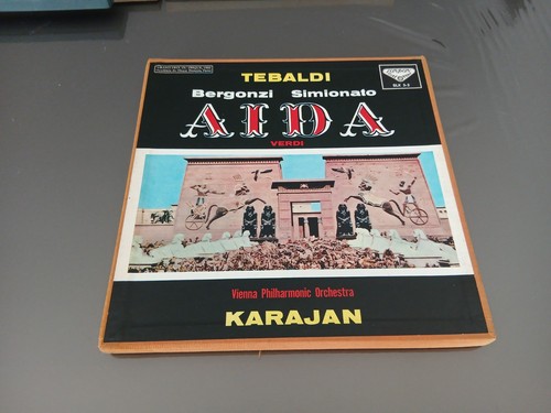 Box verdi aida karajan - lp,