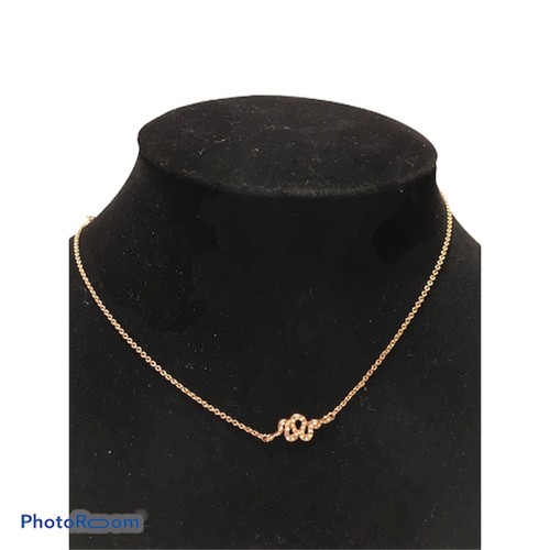 Ciondolo serpente strass