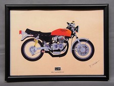 [illustration] HONDA CB400Four YOSHIMURA muffler illustration with frame CB