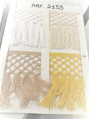 Passamaneria frangia cotone - in,