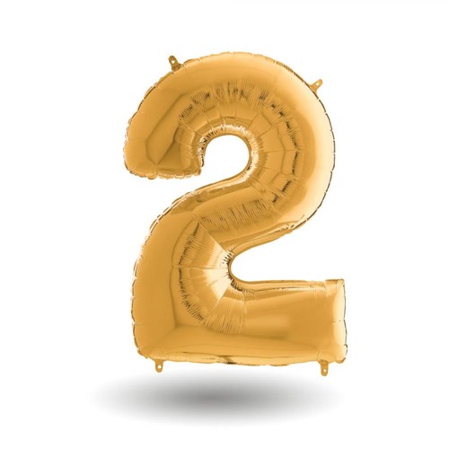 Pallone compleanno numero - , 2