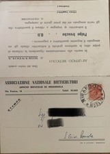 Cartolina Pubblicitaria Associazione Nazionale Bieticultori Mirandola Modena 
