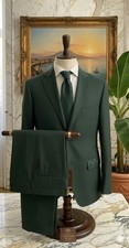 Abito Uomo Verde ScuroElegante