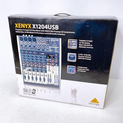 Behringer xenyx x1204usb mixer - behringer,