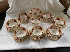 Royal Albert - Lady Hamilton - 8 x zuppa coupè e supporti