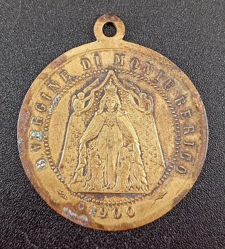 Medaglia votiva antica - medaglia,