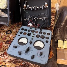 Tester analizzatore valvole e circuiti Roberts vintage London Sound Labs con custodia