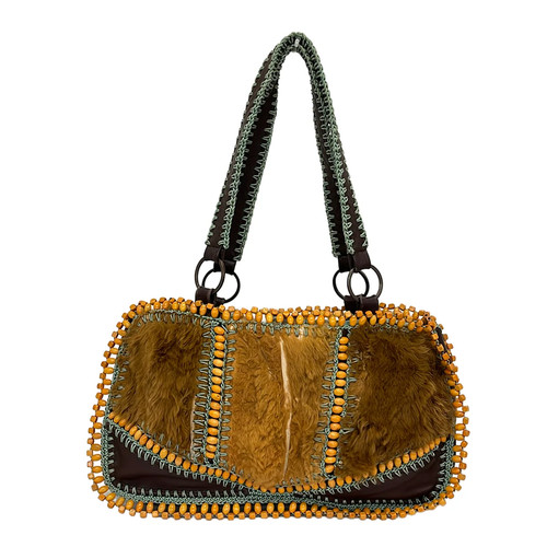 Borsa tote jamin - jamin, marrone