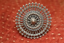 ANELLO in argento 925 indiano  hand made anello fiore cesellato