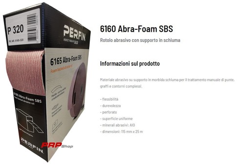 Rotolo abrasivo p320 soft - p320,