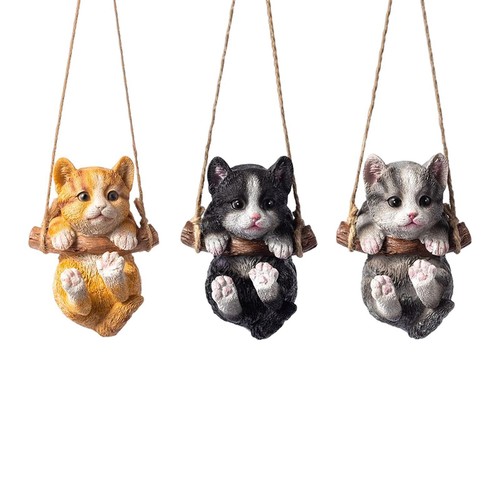 Simpatico gatto appeso - , statua