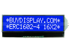 Modulo LCD Personaggio 3.3v Blu 16x2 con Tutorial,Serial I2C,ST7032 Controller