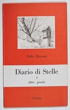 Maccani DIARIO DI STELLE altre poesie 1986 Tolozzi Genova Grimaldello