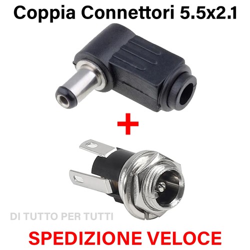 Connettori 2 1 12v - 5.5, x