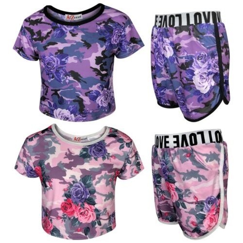 Bambine top pantaloncini - bambine, &