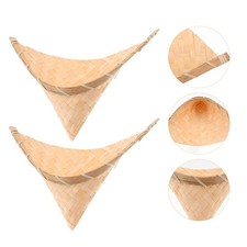  2 Pcs Cestini Intrecciati