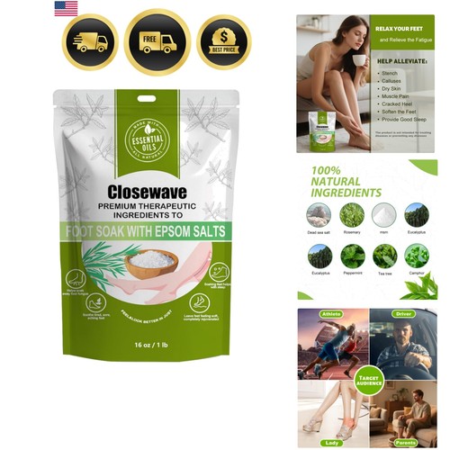 Epsom sale tea tree olio - sale, foot