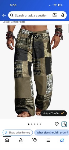 Pantalone patchwork uomo
