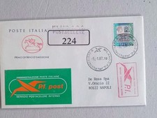 Francobollo 20000 Lire Usato Per Postacelete Primo Giorno. Con Ricevuta