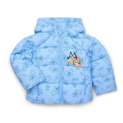 Bluey puffer jacket disney - bluey,