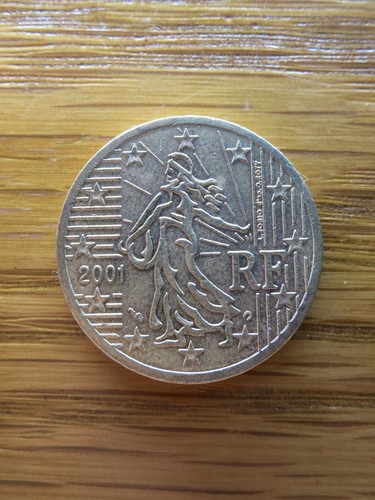 Centesimi del 2001 francia - francia,