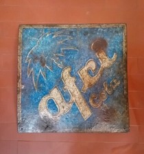 AFRI COLA AFRICOLA Insegna Vintage Lamiera Bar Old Garage Pub 49x49