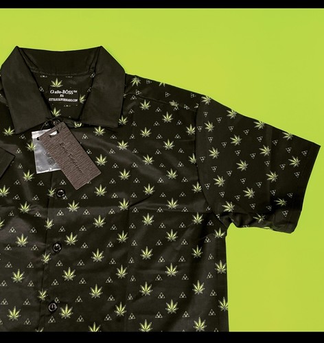 Camicia erba bottone nero - camicia,