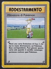 ALLEVATORE DI POKEMON 76/102 ADDESTRAMENTO Rara in Italiano POKEMON Set Base