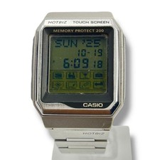 Cassa orologio digitale touchscreen Casio Data Bank VDB 2000 Hot Biz misura 35 mm