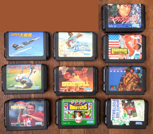 Lot jeux japonais sega - 10,