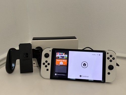 Nintendo switch oled - oled, white