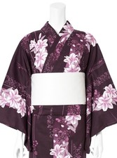 Set giapponese Yukata giglio