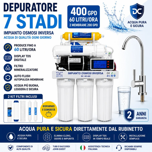 Depuratore acqua osmosi - acqua,