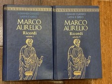 I GRANDI CLASSICI LATINI E GRECI - MARCO AURELIO - Ricordi 2 Volumi - BUR