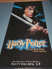 Harry Potter Camera dei Segreti autentico cinema strada promo banner 8’X3