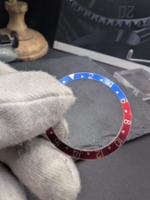Pepsi Bezel Insert Compatible with Rolex GMT-Master II – Blue & Red Ceramic Look