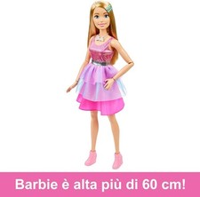 BARBIE LARGE DOLL VESTITO ROSA