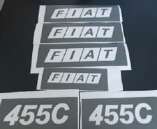 MASCHERA ADESIVA FIAT 455 C  PER TRATTORI AGRICOLI CINGOLATI