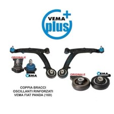 COPPIA BRACCI OSCILLANTI RINFORZATI VEMA FIAT PANDA (169)1.1 1.2 BZ 1.3 JTD 4x4