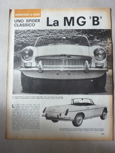 Articolo mg b spider - b,