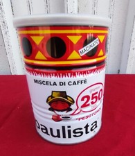 Barattolo Contenitore latta  Caffè PAULISTA vintage