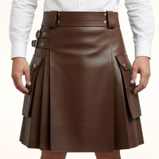 Kilt scozzese uomo vera pelle