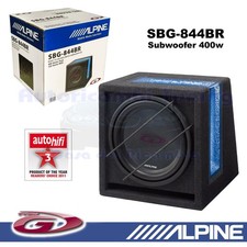 Alpine SBG-844BR Subwoofer passivo Bass Reflex in cassa da 20 cm (8'') 400W