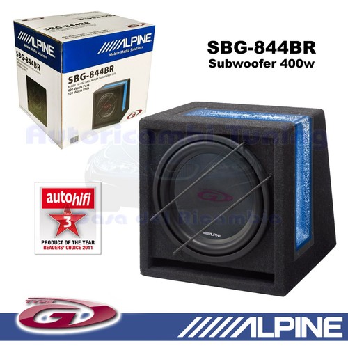 Alpine sbg 844br subwoofer - alpine, sbg-844br