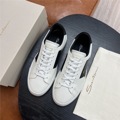 Santoni sneakers pelle uomo - santoni,