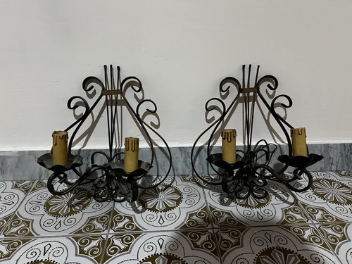 Coppia applique ferro - di,
