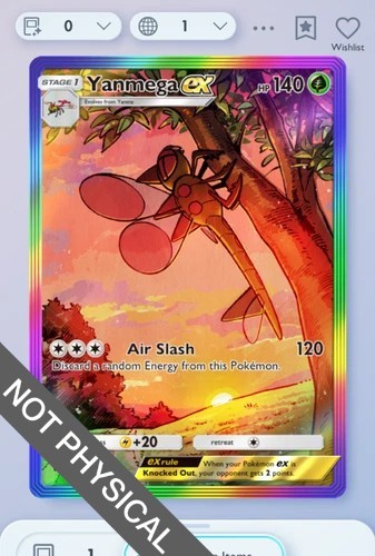 Pokemon tcg pocket yanmega - tcg,
