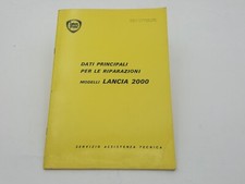 Manuale officina Lancia 2000
