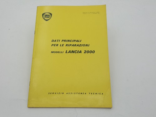 Manuale officina lancia - manuale,
