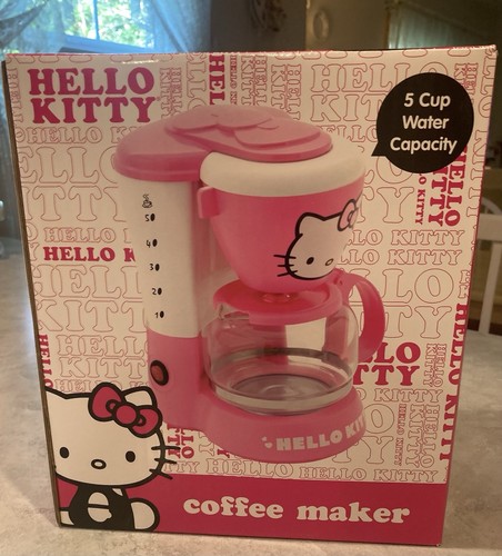 Caffettiera tazze rosa hello - caffettiera, 5
